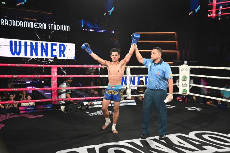 คู่ที่ 7 พิกัด 129 ปอนด์ วังทอง ว.คำชำนาญ ...แพ้คะแนน... สายฟ้า นักสู้ยิม