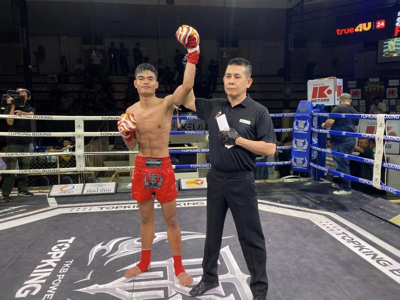 คู่ที่ 4 พิกัด 126 ปอนด์ เทพมงคล CMA.อะคาเดมี่ ...ชนะคะแนน... ยอดบัวงาม ป.พีณภัทร